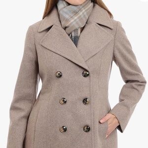 London Fog Taupe Peacoat
